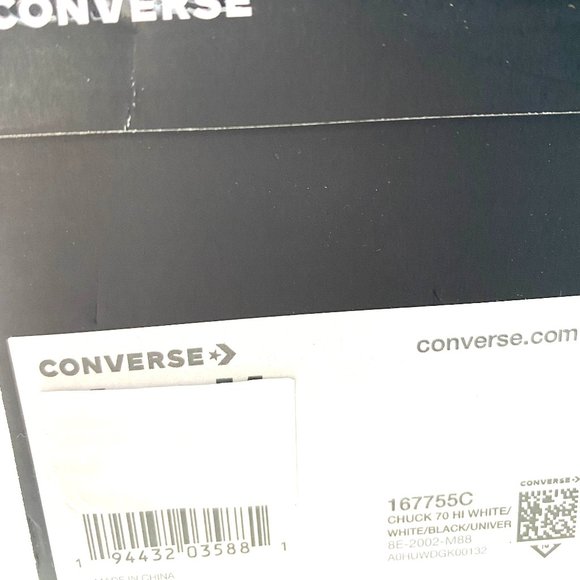 Converse CHUCK 70 High Sequins Multi Sneakers Women’s Size 167755C - Picture 9 of 9